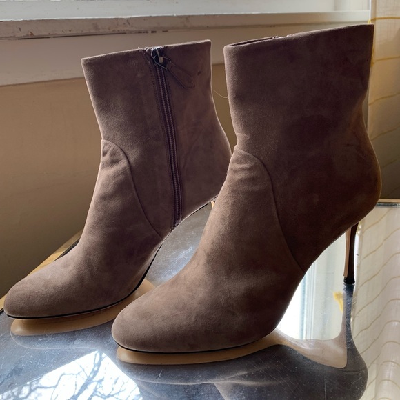 New Marion Parke Suede Booties - Picture 1 of 4